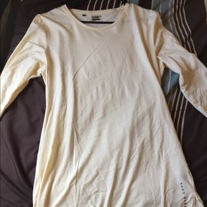 Gymshark Steve cook 3/4 sleeve shirt yellow Medium